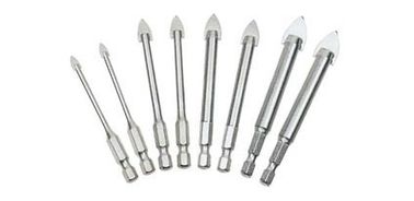 1/4 هيكس شنك زجاجي حفر قطع YG6X منحدر 3-20mm