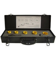 مجموعة HSS Bi-Metal Hole Saw Set 7PCS في غلاف الألومنيوم 14-210mm