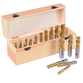 DIN844 4 فلوت HSS نهاية طاحونة للمعدات الفولاذ المقاوم للصدأ الألومنيوم