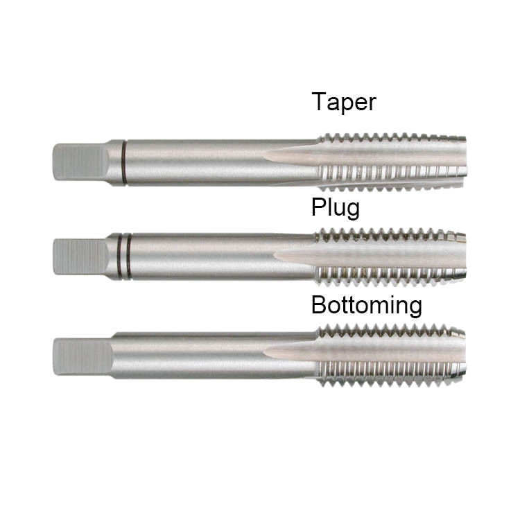 مجموعة صنابير ماكينة HSS ذات أسنان مستقيمة DIN352 M1-M64، فولاذ سبائكي