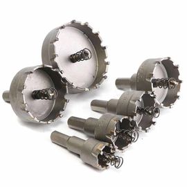 6PCS كربيد التنجستن يميل هول المنشار 22-65mm ساندبلاستيد للفولاذ المقاوم للصدأ
