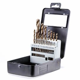تعيين الكوبالت المغلفة 21pcs HSS تويست مثقاب للمعادن / الحديد / الفولاذ المقاوم للصدأ